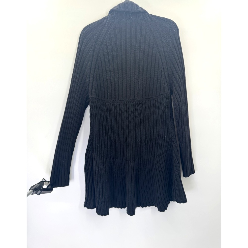 Apt 9 Deadstock Ribbed Knit Duster Afghan Cardigan XL Ruffle Penny Lane Bratz - Picture 11 of 16